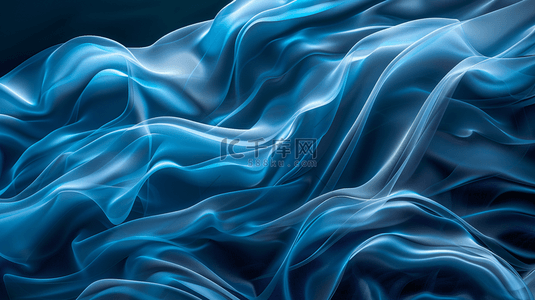 蓝色流背景图片_蓝色线条流线流面曲线纹理的背景