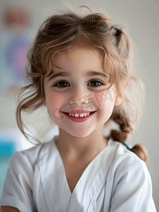 儿童节城堡摄影照片_儿科幸福的微笑患者