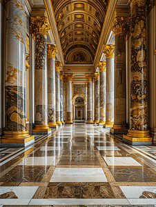 圣彼得堡内院背景