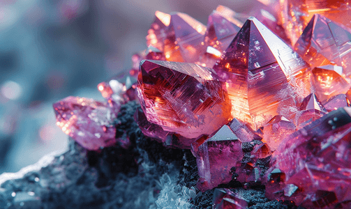 包菜肉沫水晶粉摄影照片_含有晶体和金属内含物的矿物