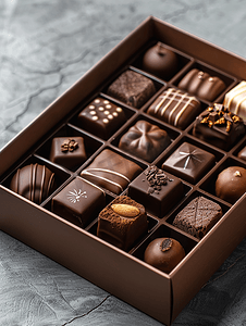 盒装甜蜜巧克力