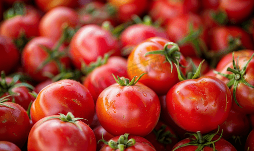水果摊贩番茄蔬菜水果的背景肖像