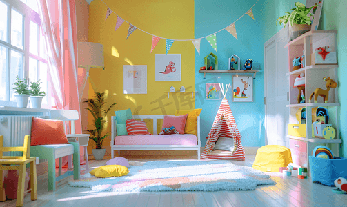 多彩可爱的儿童房