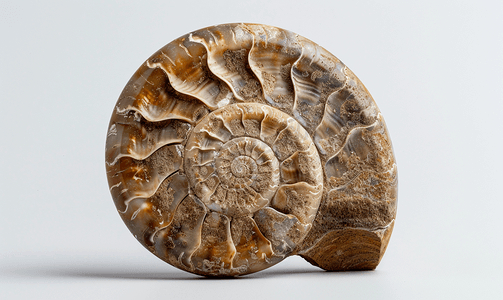 菊石壳化石