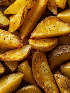 炸土豆土豆是土气的油腻食物