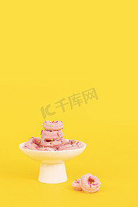 甜甜圈甜点美食创意图片