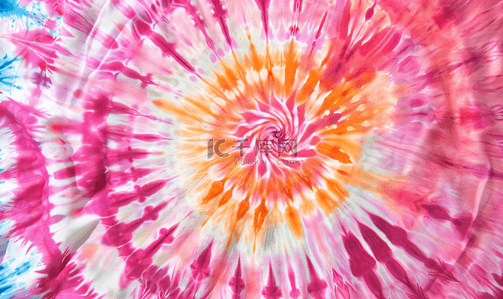 粉色螺旋扎染模具圆形艺术品条纹