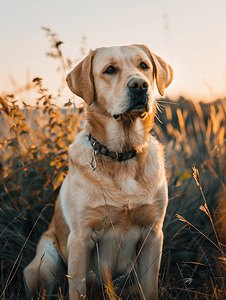 拉布拉多猎犬黄色