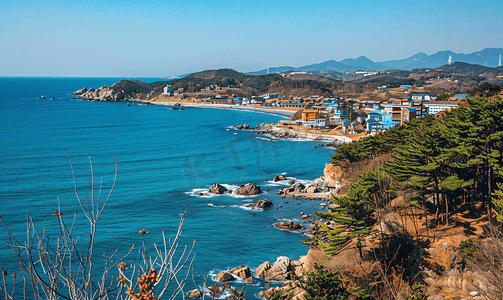 韩国丽水全罗南道海景