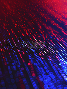 明亮科技背景图片_深蓝红色技术二进制代码背景