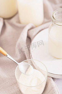 奶粉创意营养早餐图片