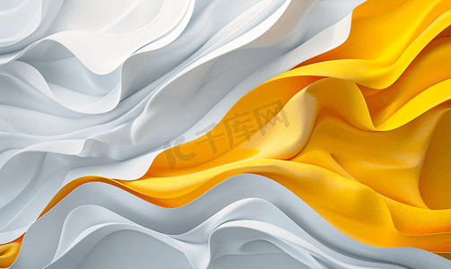 抽象壁纸光和颜色动画图像黄色、白色、橙色和灰色