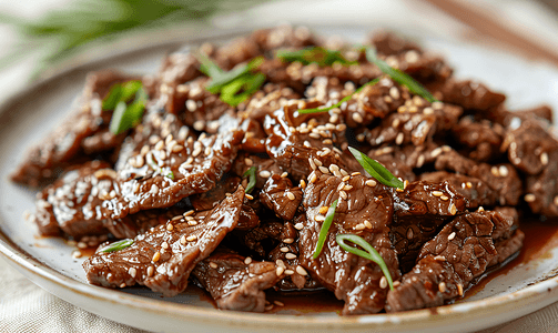 韩式芝麻烤牛肉
