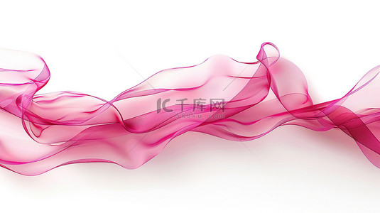 粉色缎带飘逸流体线图片