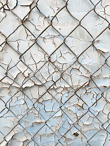 破碎的钢型材围栏皱纹金属围栏白钢护栏