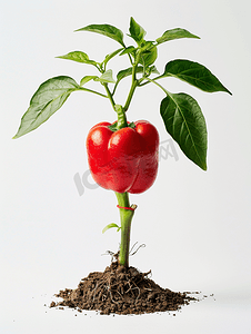 植物香摄影照片_市场上发现的红辣椒植物