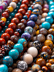 手链珠子各种类型和颜色