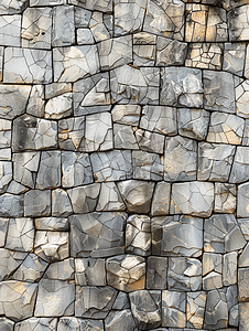 瓷砖墙石头制成的栅栏建筑细节