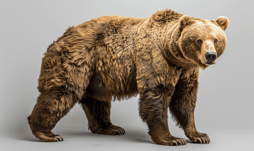 大棕熊标本