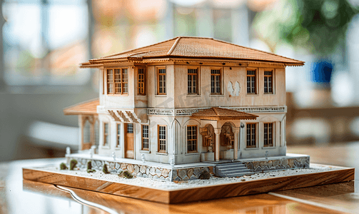 土耳其传统房屋建筑实例小模型