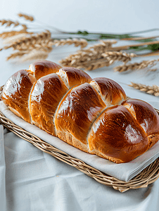 美食传统文化摄影照片_传统风格的玉米粉面包