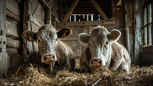 奶牛养殖摄影照片_农场养殖的奶牛摄影21