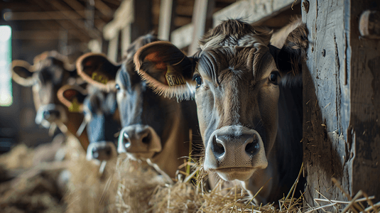 农场养殖的奶牛摄影10