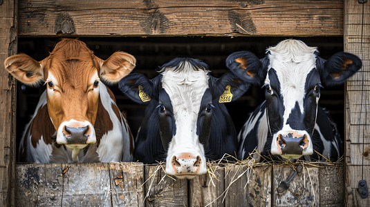 农场养殖的奶牛摄影12