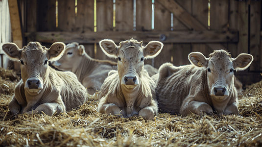 农场养殖的奶牛摄影8