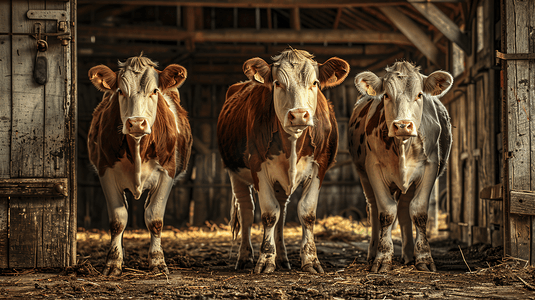 奶牛养殖摄影照片_农场养殖的奶牛摄影13