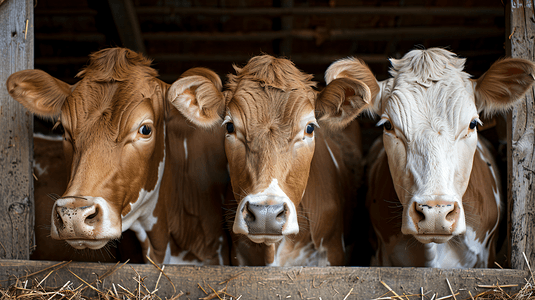 农场养殖的奶牛摄影15