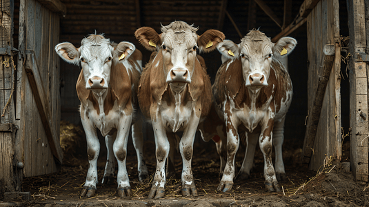 农场养殖的奶牛摄影16