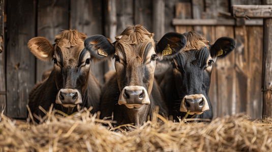 奶牛养殖摄影照片_农场养殖的奶牛摄影9