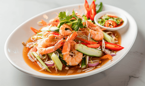 木瓜沙拉是泰国东北部一道酸辣的泰国菜