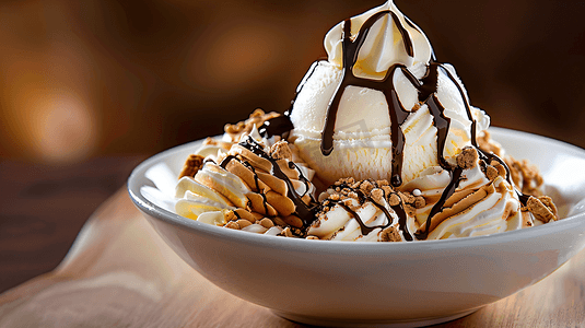 奶油巧克力冰淇淋球6