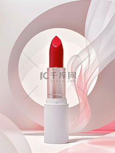 精致女性彩妆口红广告拍摄的背景图