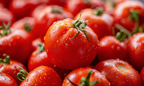 新鲜充满活力的罗马西红柿