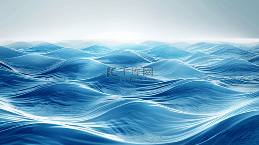 唯美蓝色大海海面海水海浪的背景图