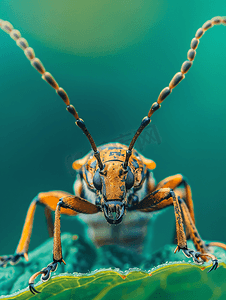 成年长角甲虫