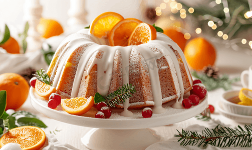 冬季柑橘磅蛋糕