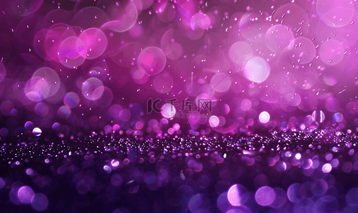 多彩装饰背景图片_紫色散景背景
