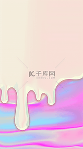 彩色的冰背景图片_清凉夏日彩色冷饮冰淇淋液体背景