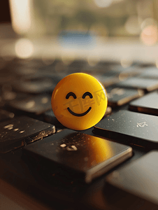 键盘上的幸福按钮