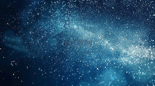 蓝色星空星星闪耀闪亮的背景图