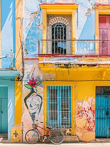 古巴哈瓦那老哈瓦那附近牙买加和古巴之间的友谊艺术