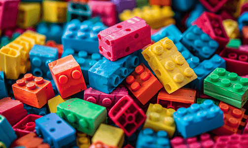 彩色积木益智创意玩具