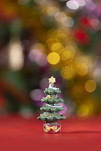 圣诞树创意星光背景