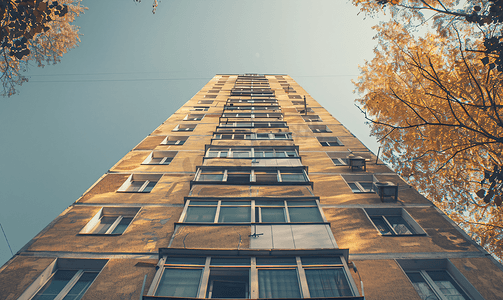 建筑是自下而上的建筑细节苏联房子