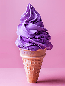 紫薯味冰淇淋软饮