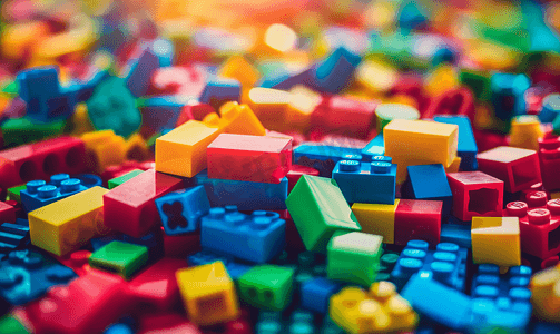 彩色积木益智创意玩具